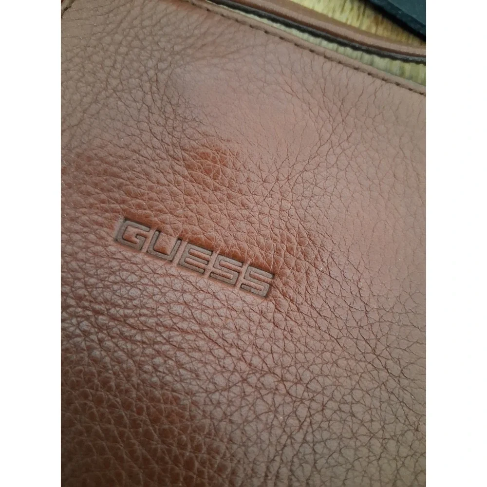 Guess Pebbled Soft Leather Women's Slouchy Hobo Indie Minimalist Shoulder Bag
